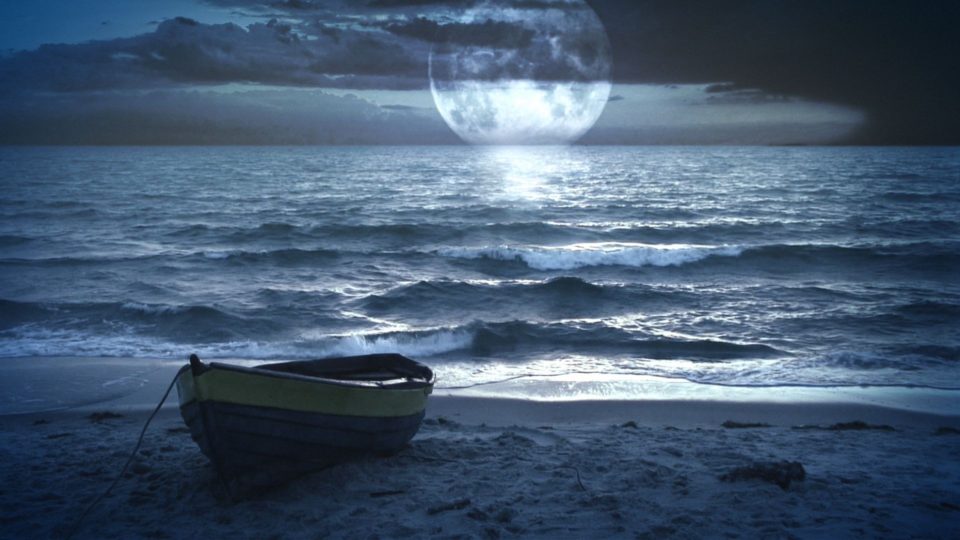 海的故事夜景图片图片