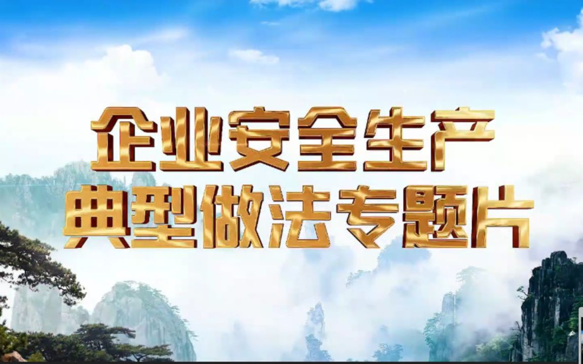 2022年山东省《企业安全生产典型做法案例》专题片哔哩哔哩bilibili