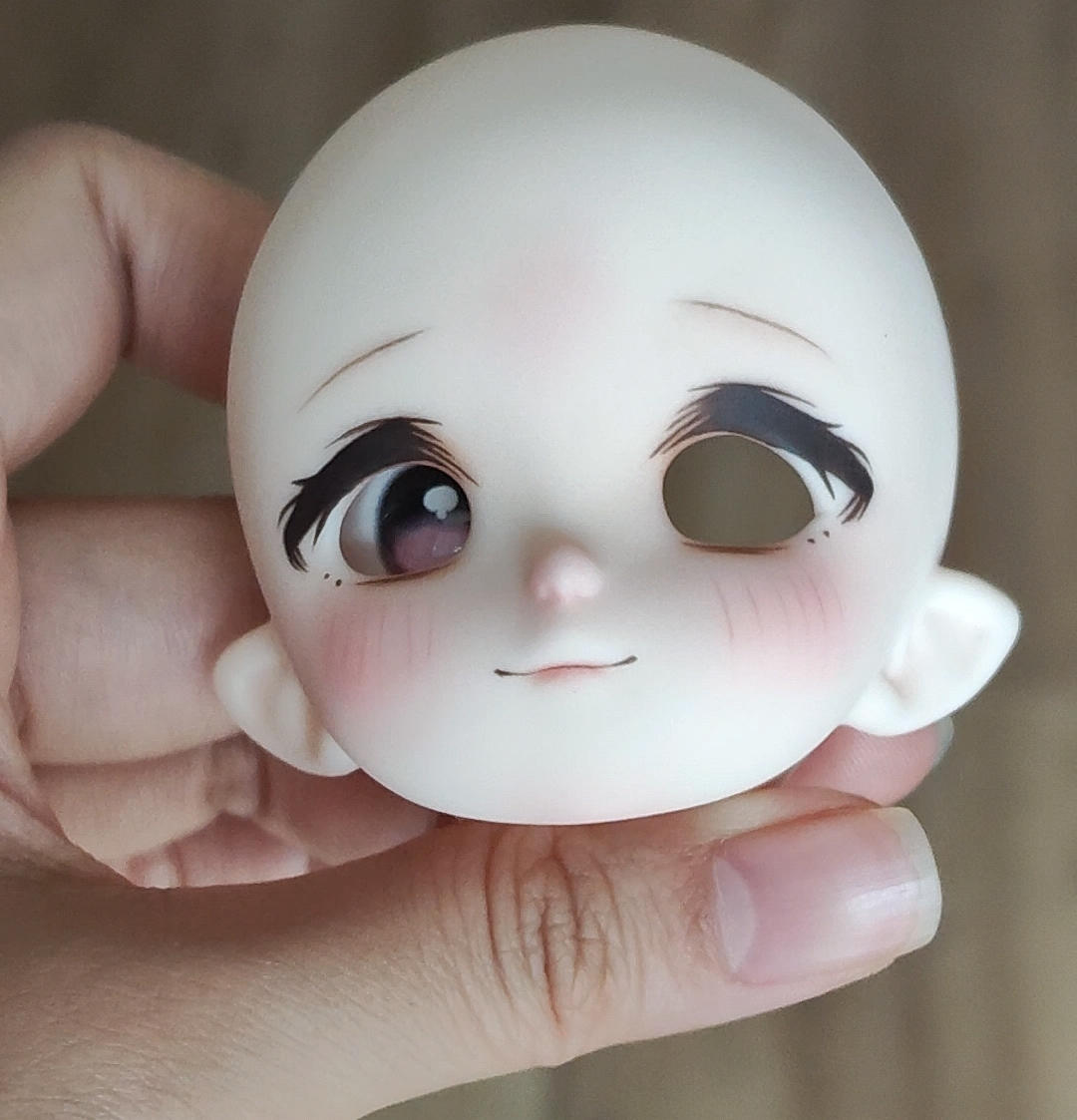 35r的bjd二次元面妆展示,温柔的宝宝你心动了吗