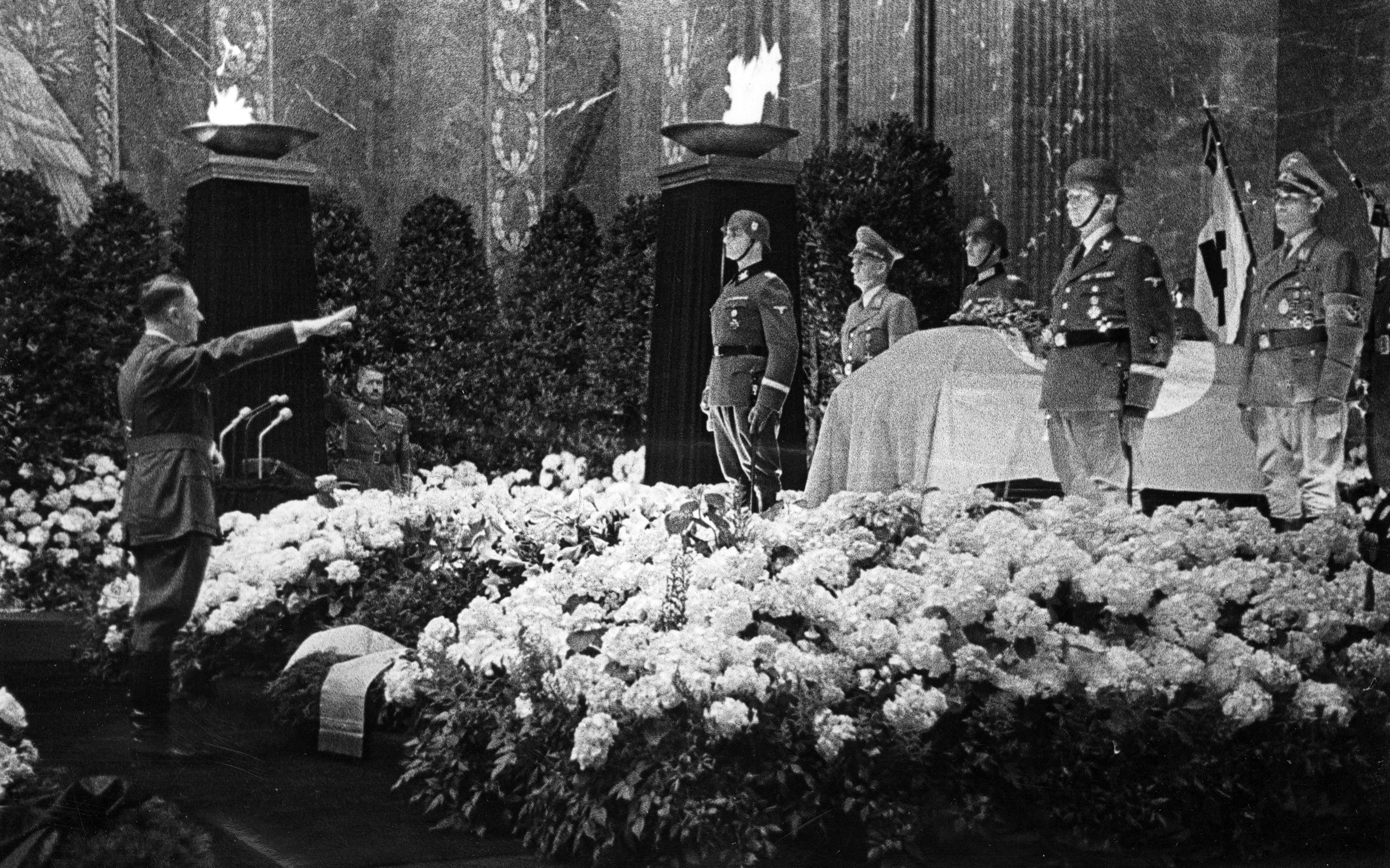 reinhardheydrichfuneral海德里希葬礼wwii1942germannewsreel