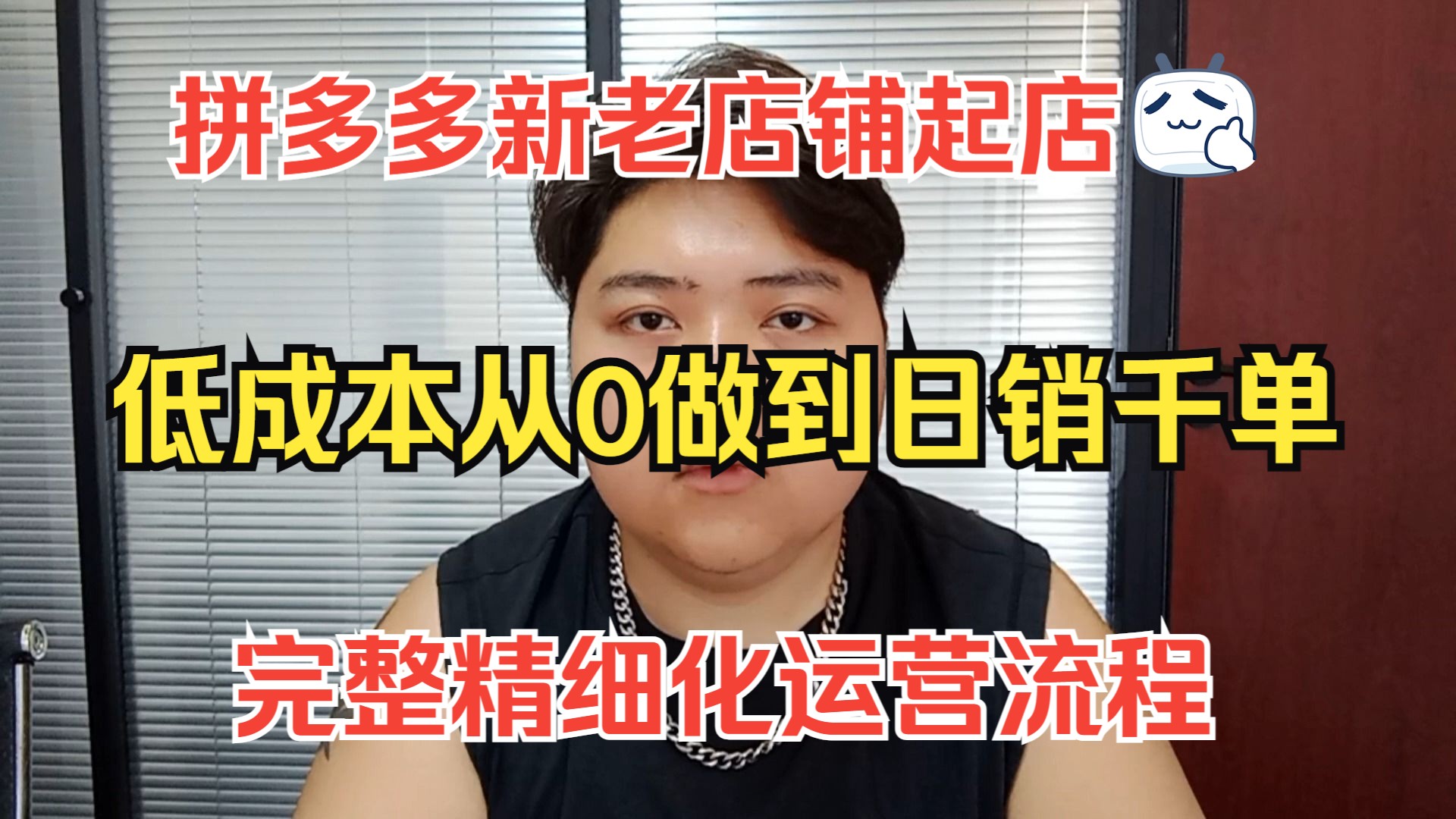 拼多多新老店铺起店,低成本从0做到日销千单!完整精细化运营流程(附全套运营资料)哔哩哔哩bilibili