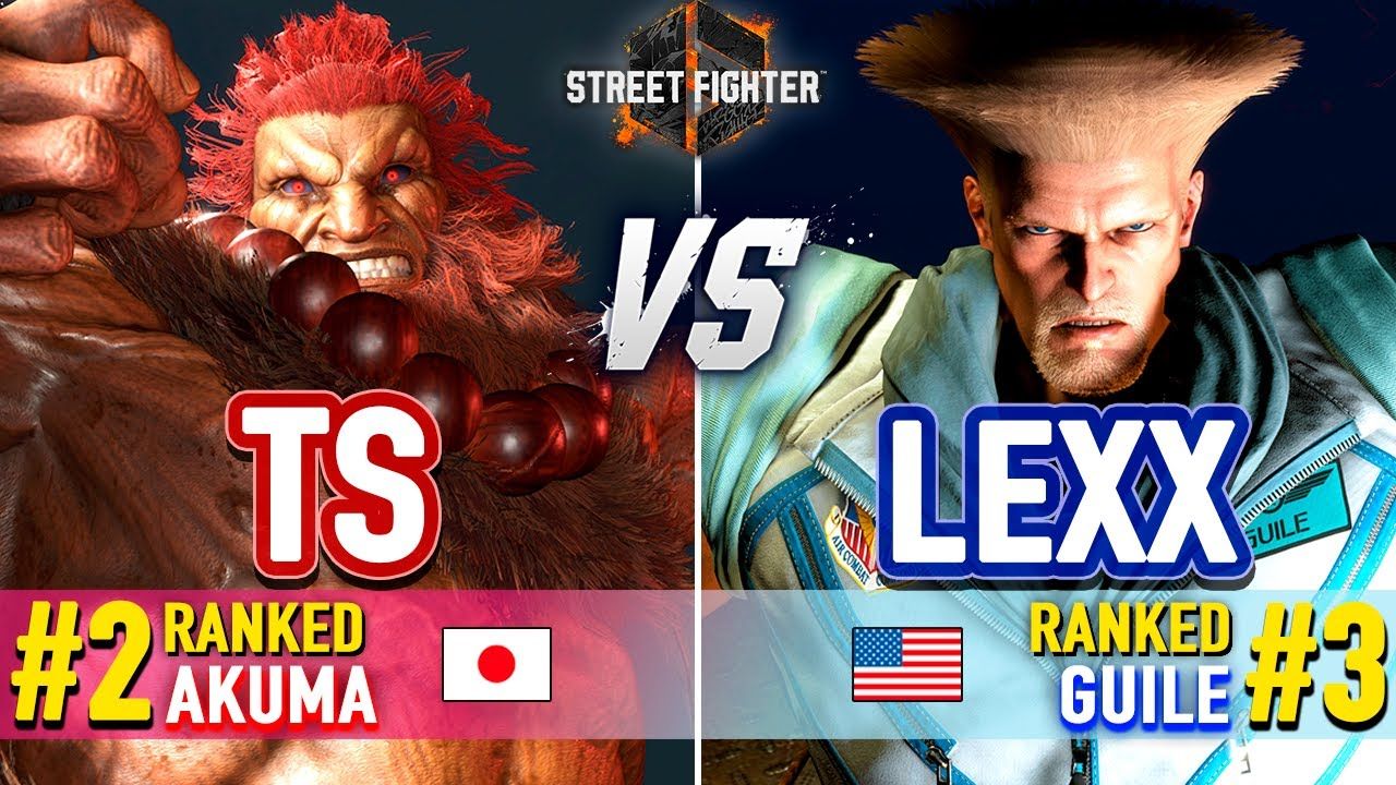 街霸6高水平录像 ts (#2 豪鬼) vs lexx (#3 古烈)