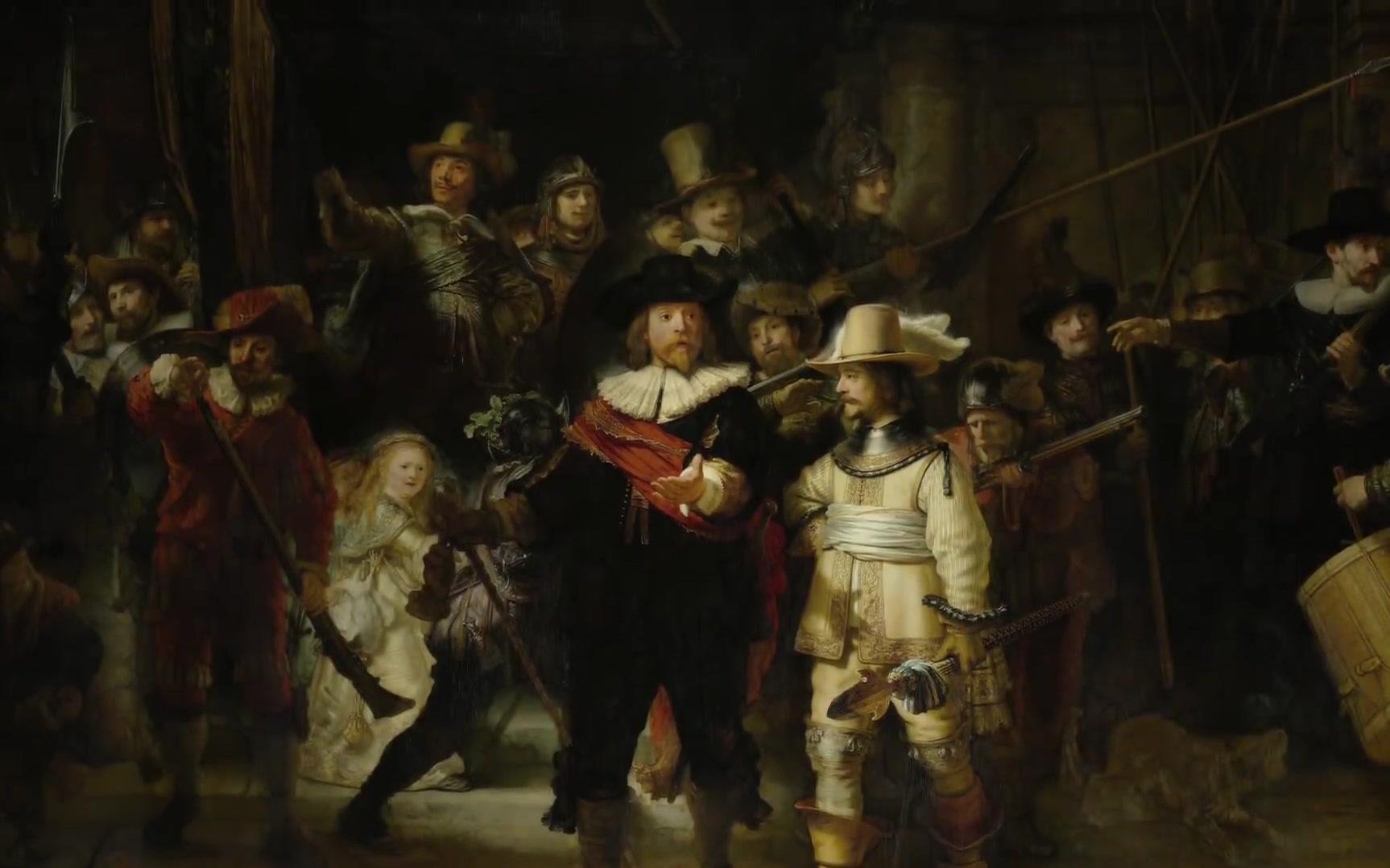 [图]【The Nerdwriter】艺术鉴赏：伦勃朗《夜巡》Why This Is Rembrandt's Masterpiece