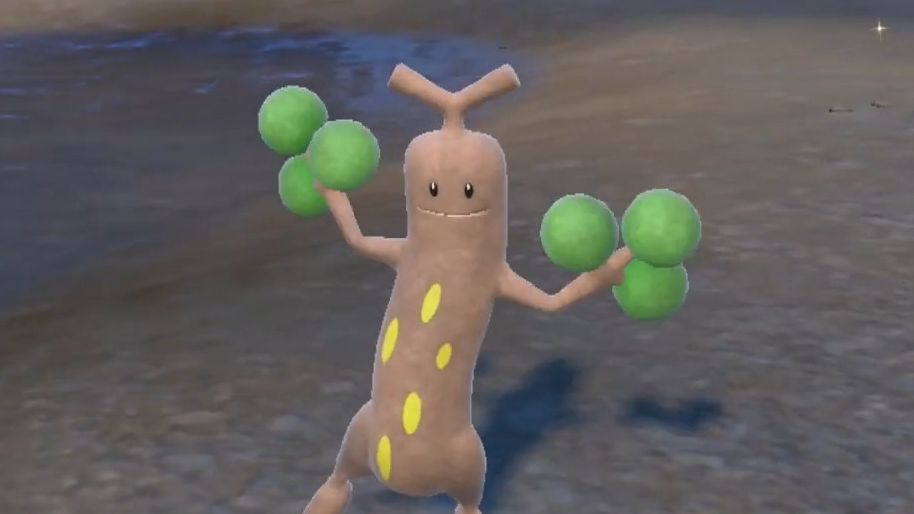 【宝可梦朱紫】同步器 动作展示 no.185 树才怪