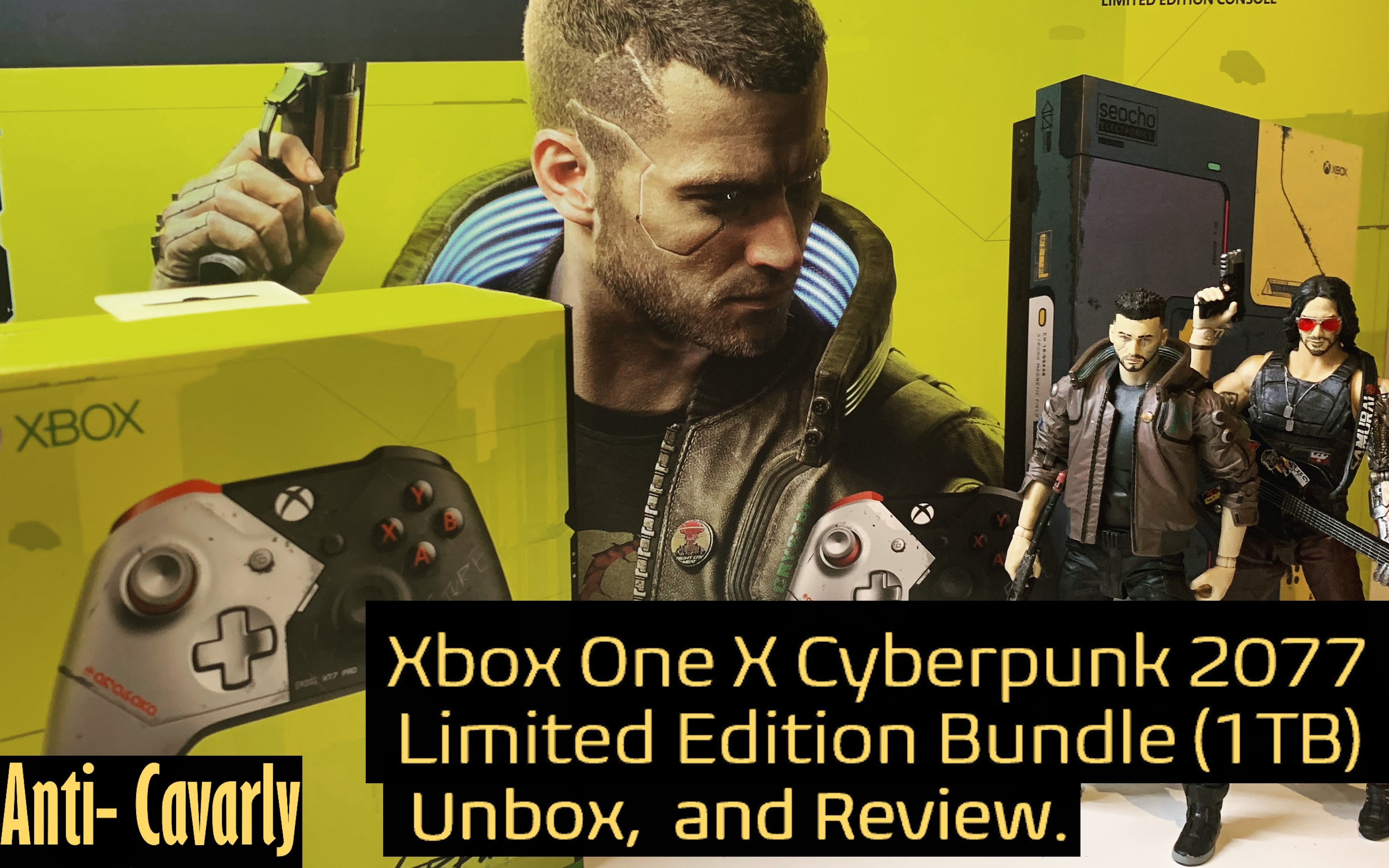 机身竟藏良心彩蛋赛博朋克2077限定xboxonex开箱主机已经来了游戏还有