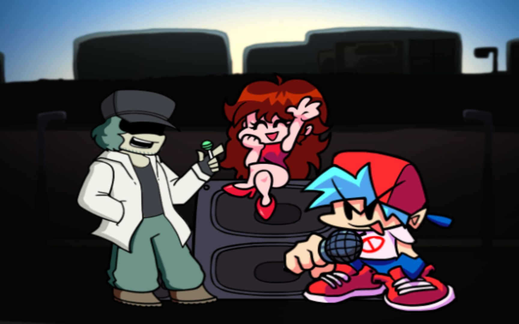 fnf模组 vs garcello timeskip au