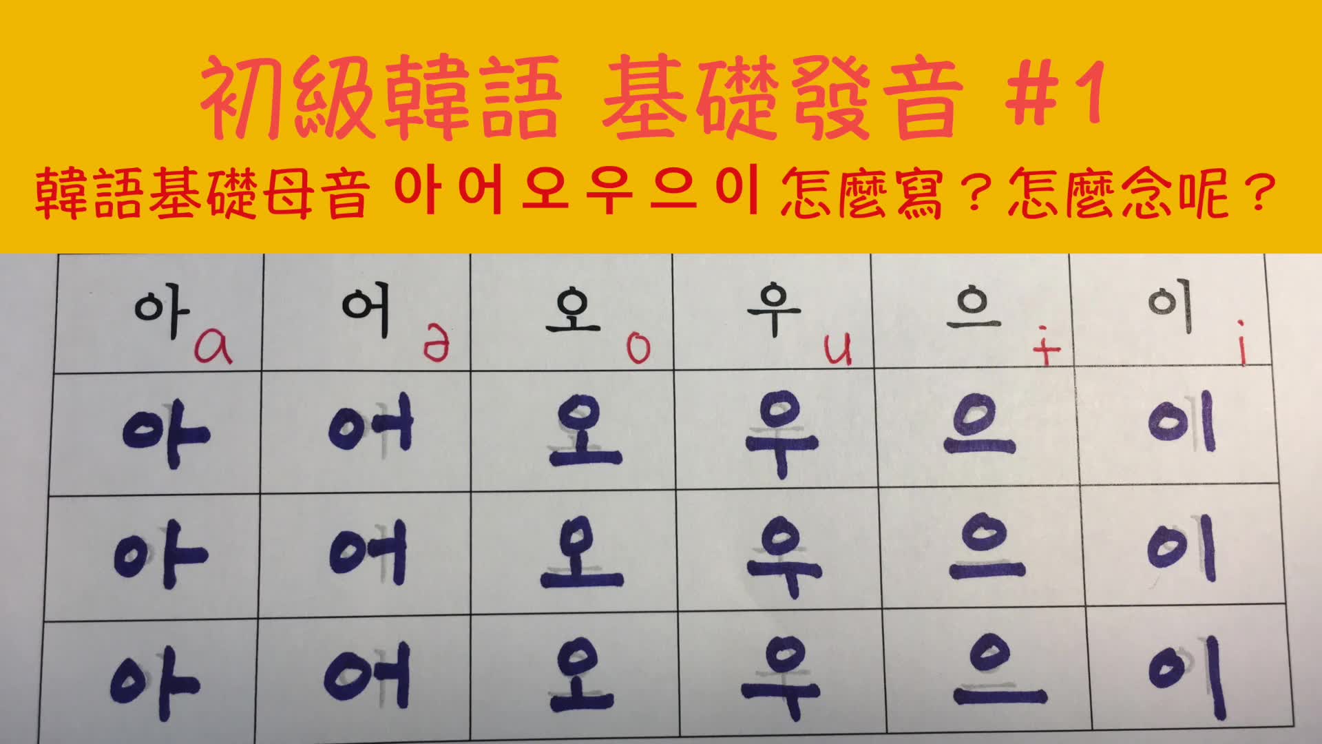 韩语发音|学习韩文 韩语元辅音带读 韩文发音 韩文教学 零基础韩语小白必备~