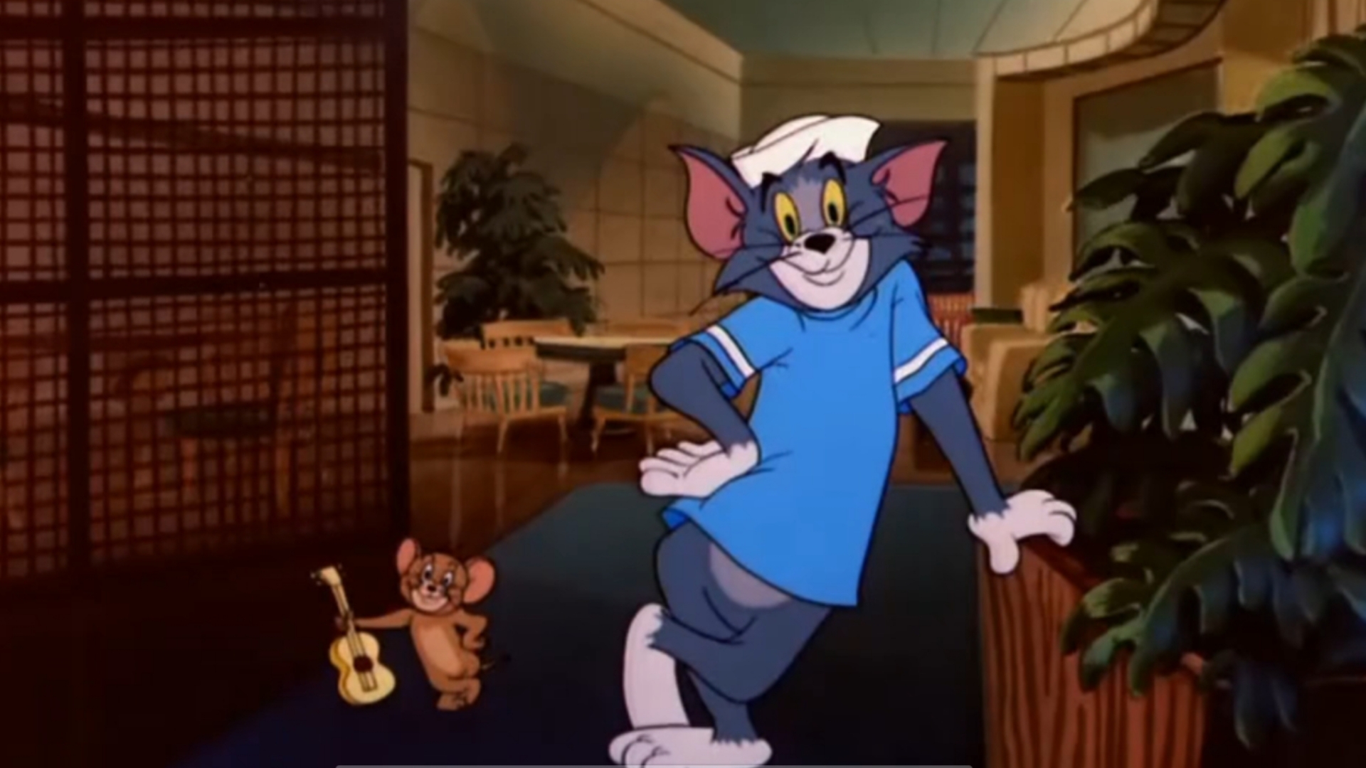 《坐游艇的猫》=猫和老鼠超清