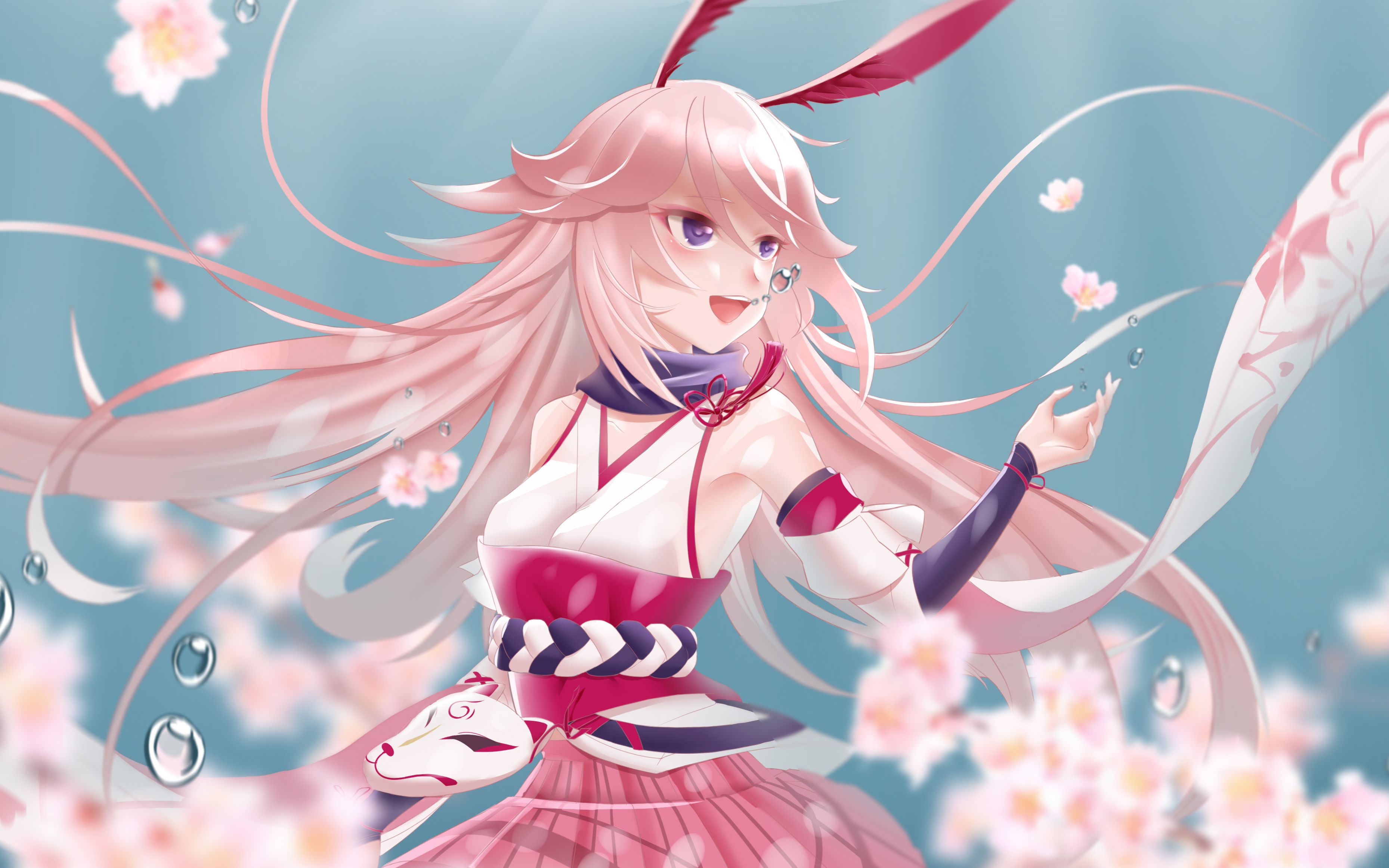 【板绘】八重樱生日贺图过程_哔哩哔哩 (゜-゜)つロ 干杯~-bilibili