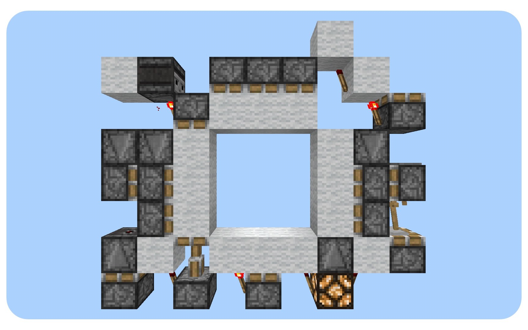 【MCBE】极小3*3活塞门哔哩哔哩bilibili