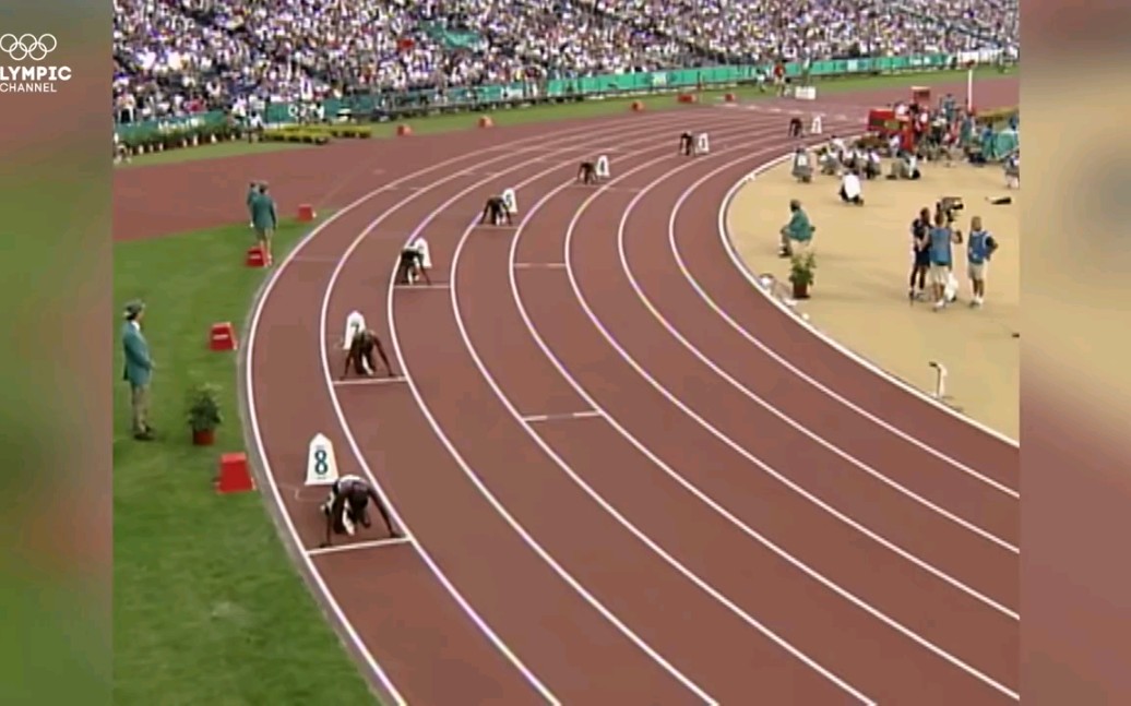 1996年亚特兰大奥运会女子400米决赛,法国佩雷克打破奥运会纪录获得