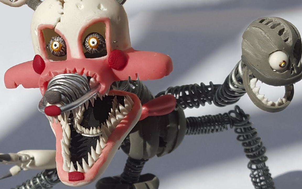 【fnaf】用软陶制作一只nightmare mangle