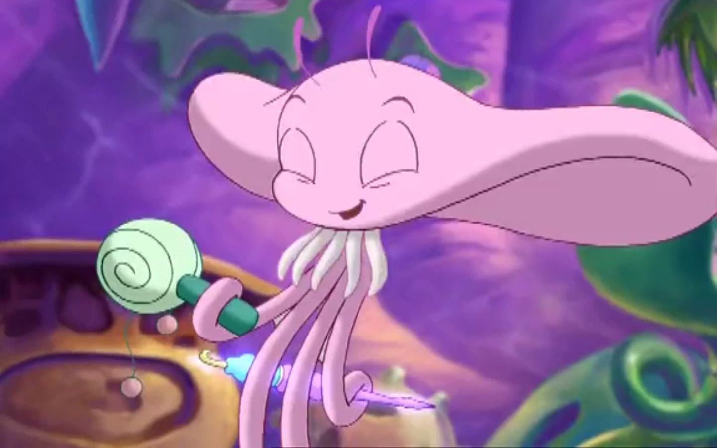 【小鲤鱼】小美美拿走魔术棒,换成拨浪鼓,泡泡目睹了全程!