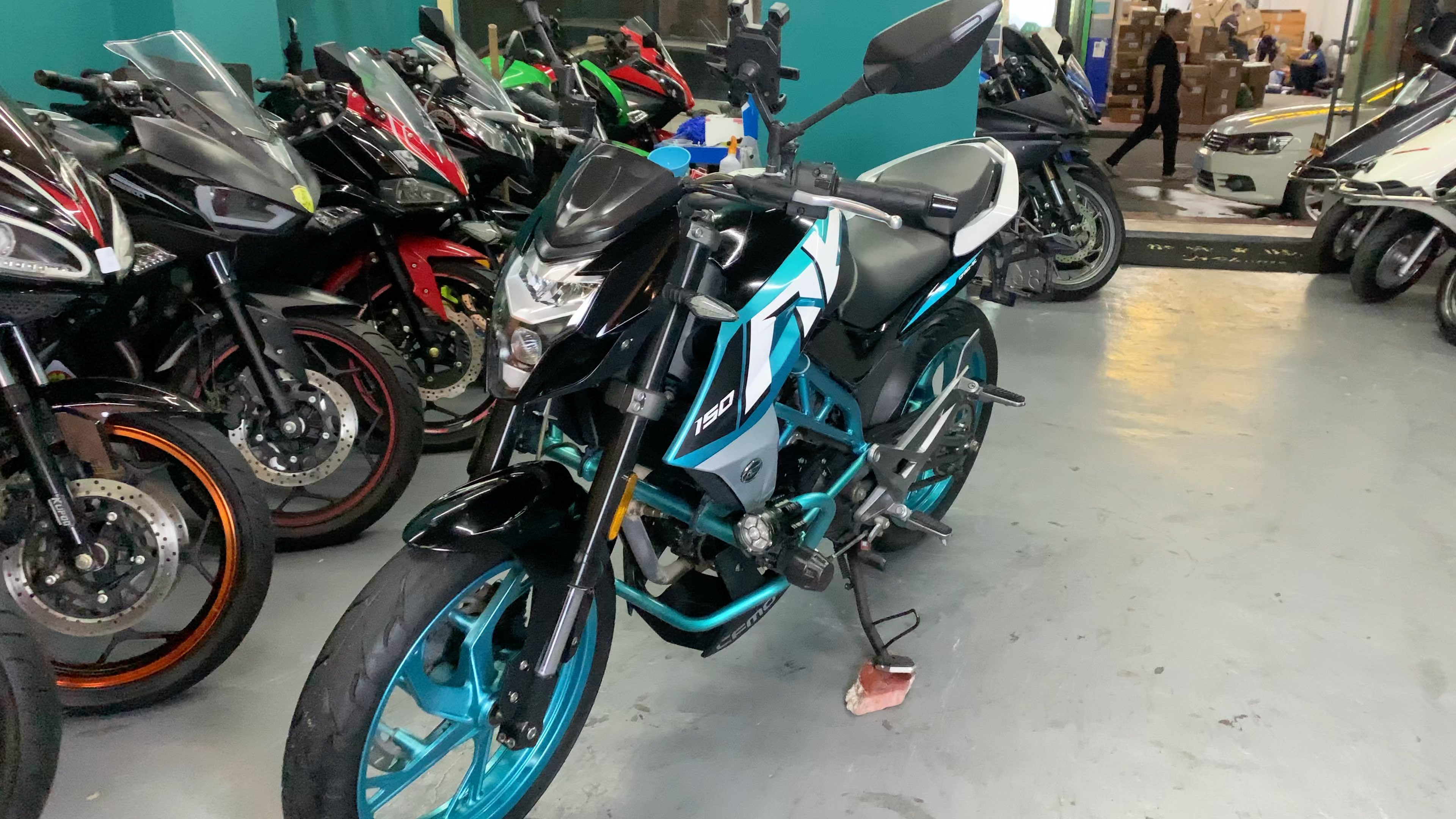 20年 春风nk150 限量版 粤d牌证 摩托车_哔哩哔哩_bilibili