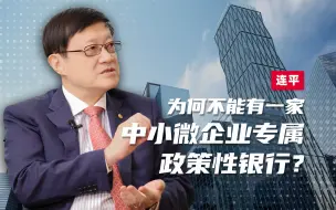 Download Video: 连平：支持民营经济，何不建立中小微企业专属政策性银行？