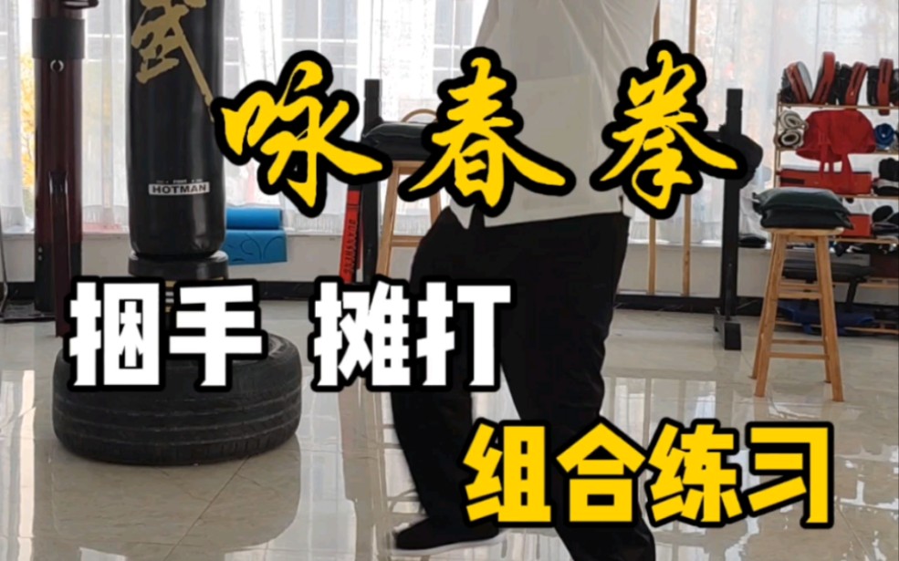 第15集|咏春拳-捆手摊打_哔哩哔哩_bilibili