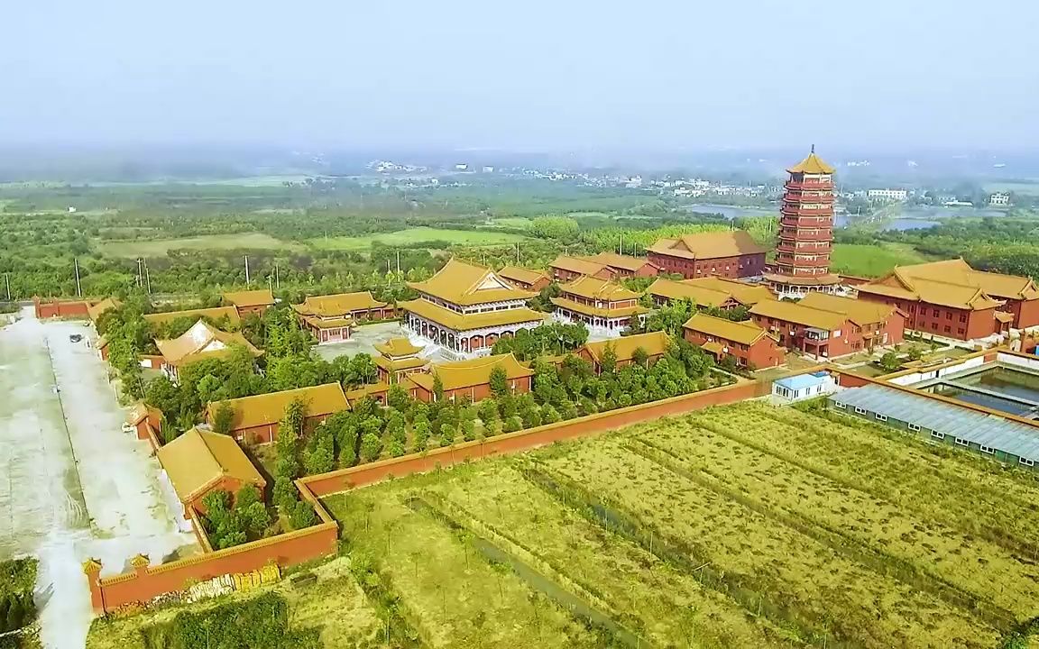 看遍合肥之走进肥东,航拍宏伟的马政寺!沃野千里之中一座圣壂!