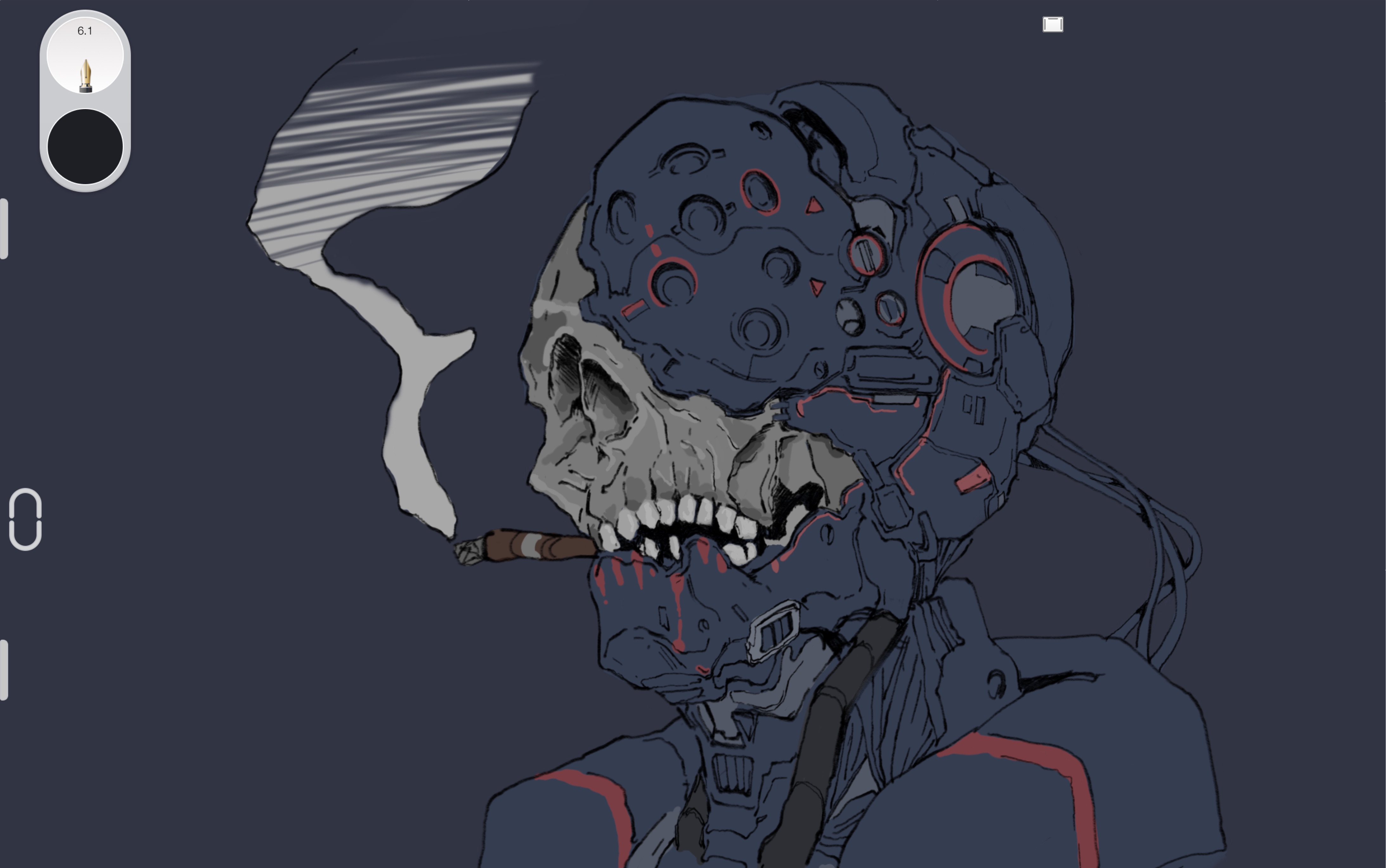 【电子绘画】赛博朋克临摹