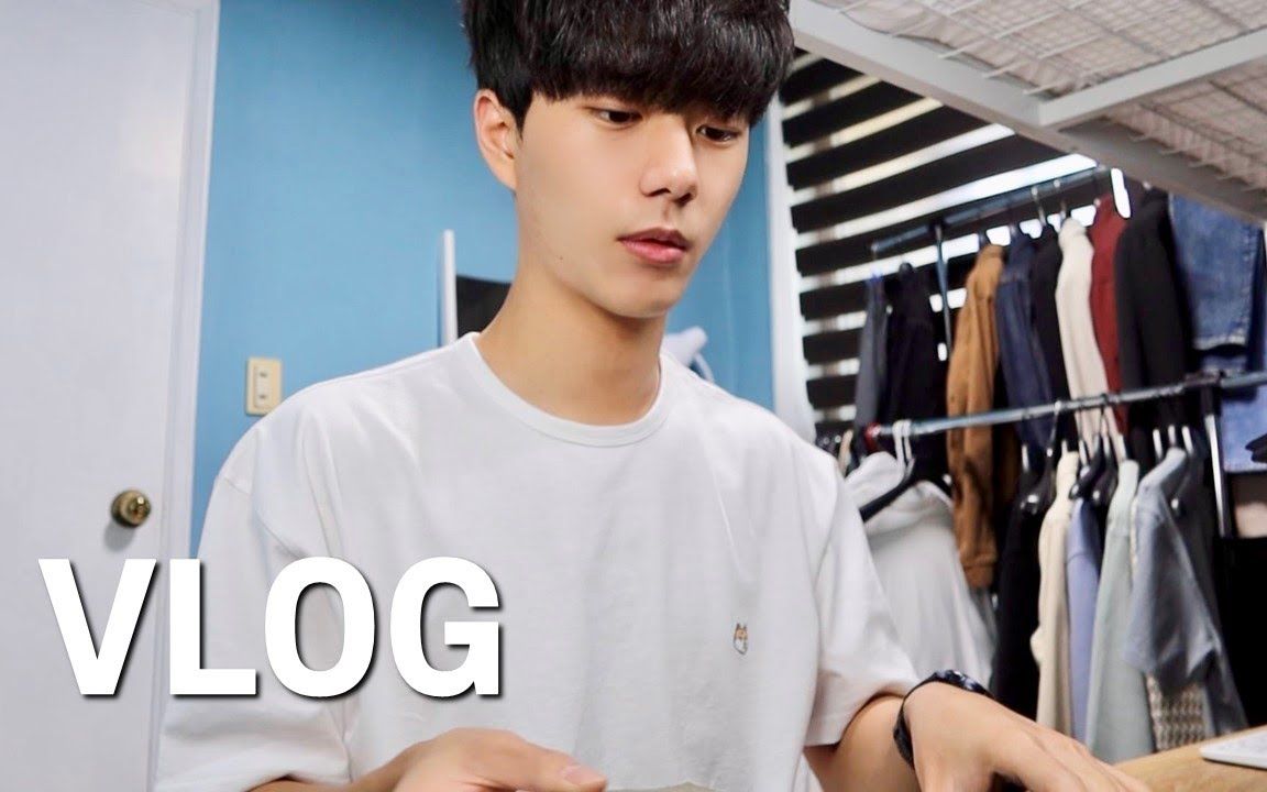 【韩国vlog|中字】minsweet-帅气韩国男大学生|期中考试期间的日常