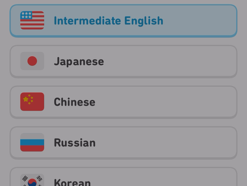 多邻国什么时候有的这个Intermediate English (中极英语)哔哩哔哩bilibili