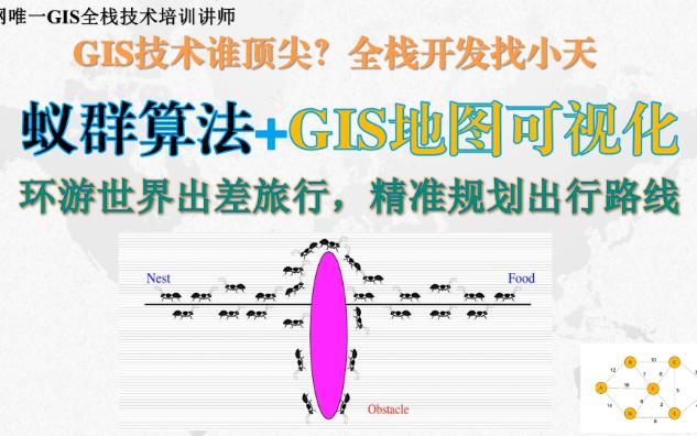 【GIS人必学】蚁群算法+GIS地图可视化环游世界出差旅行,替各位精准规划出行路线!哔哩哔哩bilibili