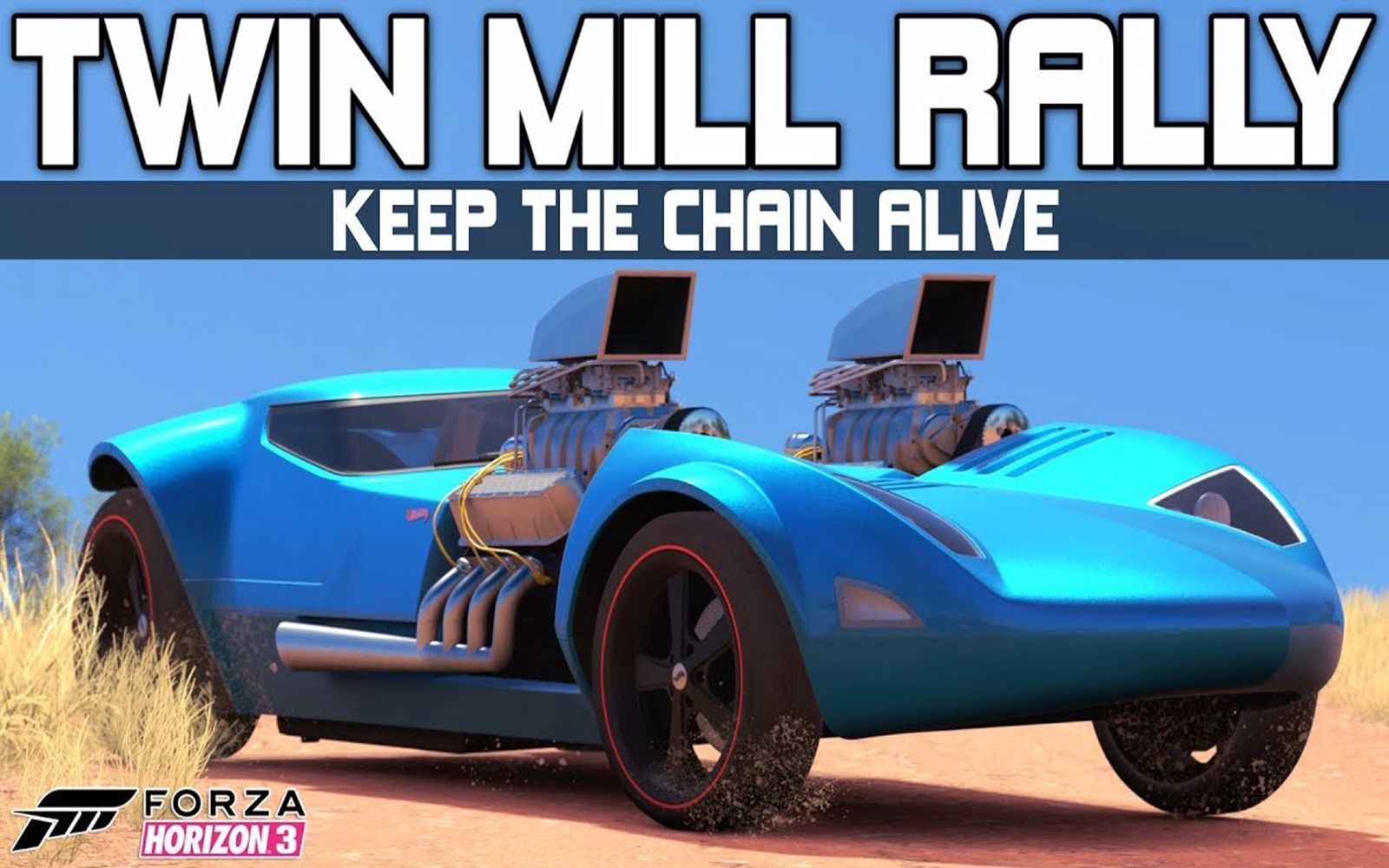 【极限竞速地平线3】神级 1400马力 twin mill拉力赛——技巧不间断