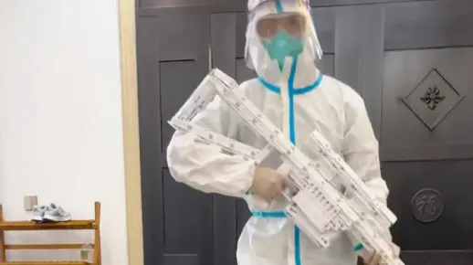 抗原枪升级版，这才是抗原枪中的扛把子！退伍老兵自制抗原狙击枪。
