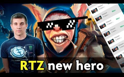 【Arteezy的新英雄ⷧ𑳦𓢣€‘Arteezy practicing Meepo hard — 25 games in哔哩哔哩bilibili