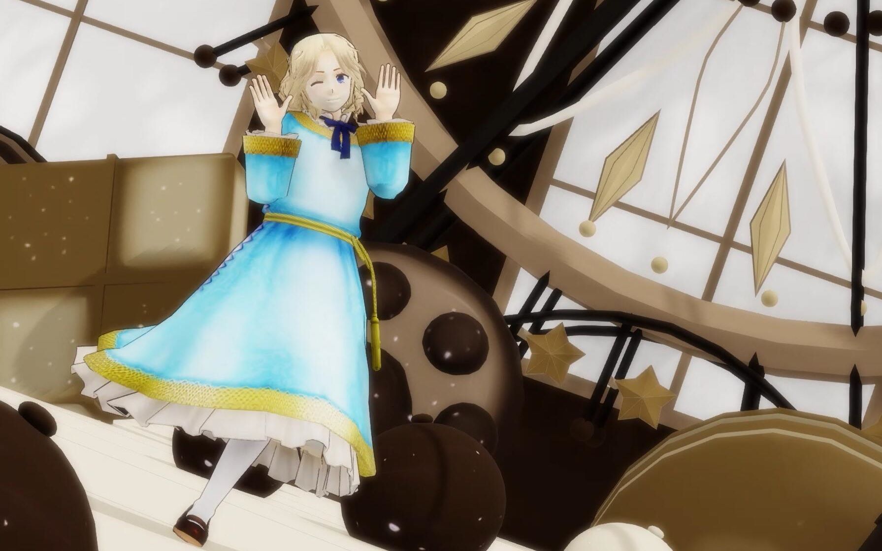 【aph mmd】若法的summertime (≥▽≤)_哔哩哔哩_bilibili