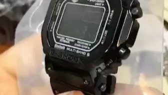 卡西欧全黑小方块钢带