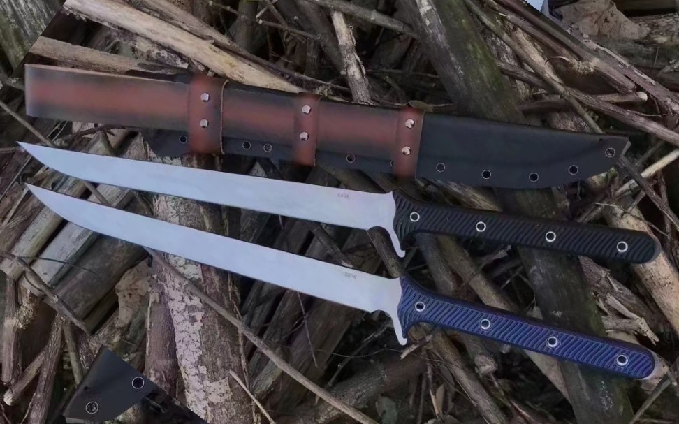 野马巴斯沼泽鼠户外战术长刀,上山开路根本难不倒他