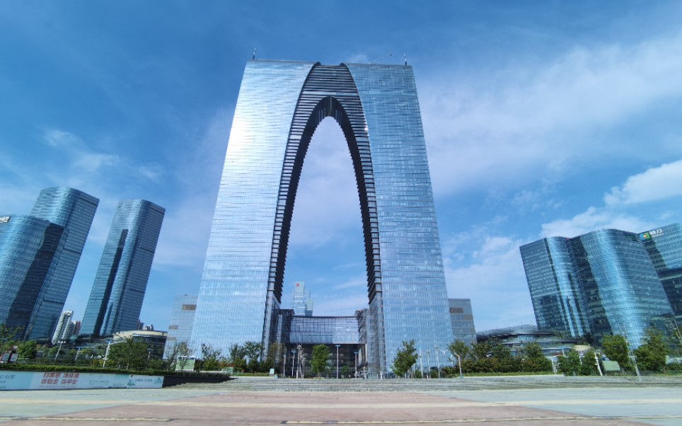 【早上八点半的苏州金鸡湖】手机4k30帧拍摄