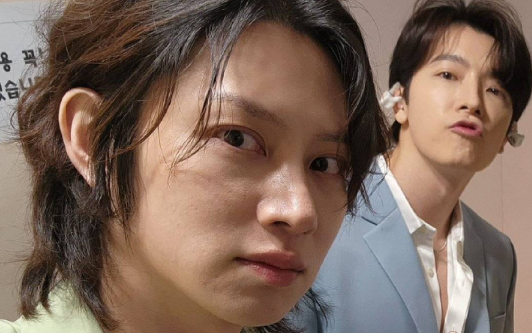 金希澈7015李东海‖帅哥的头发可甩可撩‖是瓜也是花