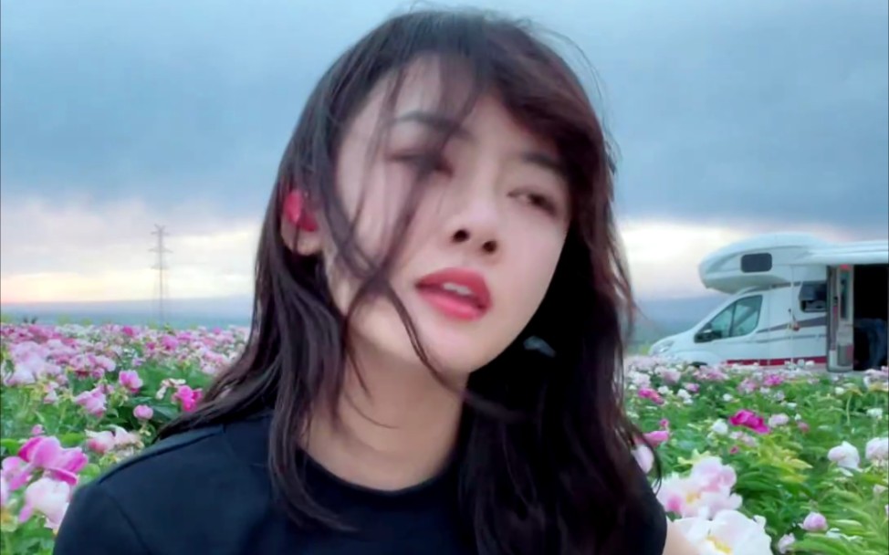 陈戈儿新疆伊犁天山花海吉他演奏