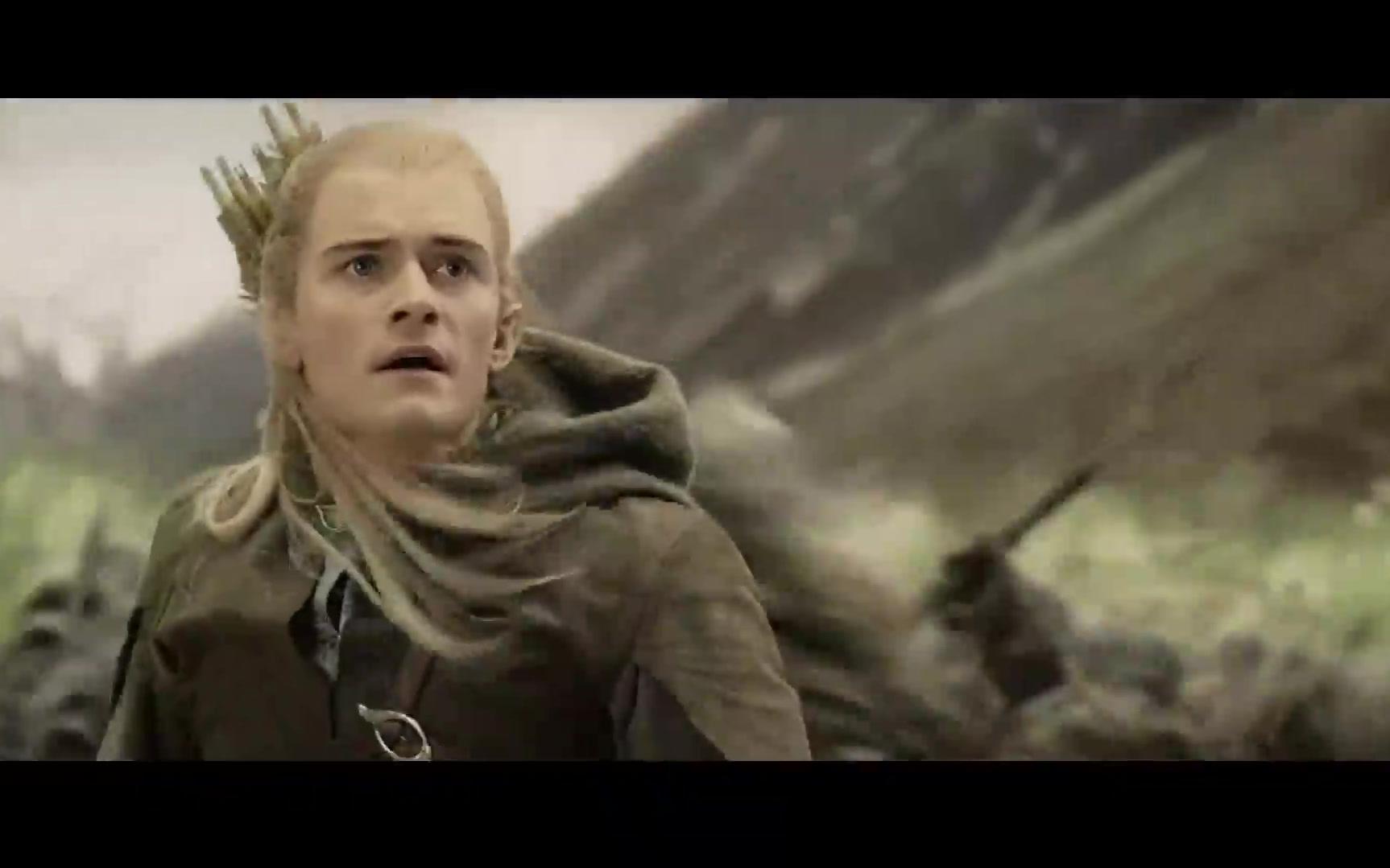 我喜欢的影视片段之魔戒莱戈拉斯pk骑着猛犸象的哈拉德人