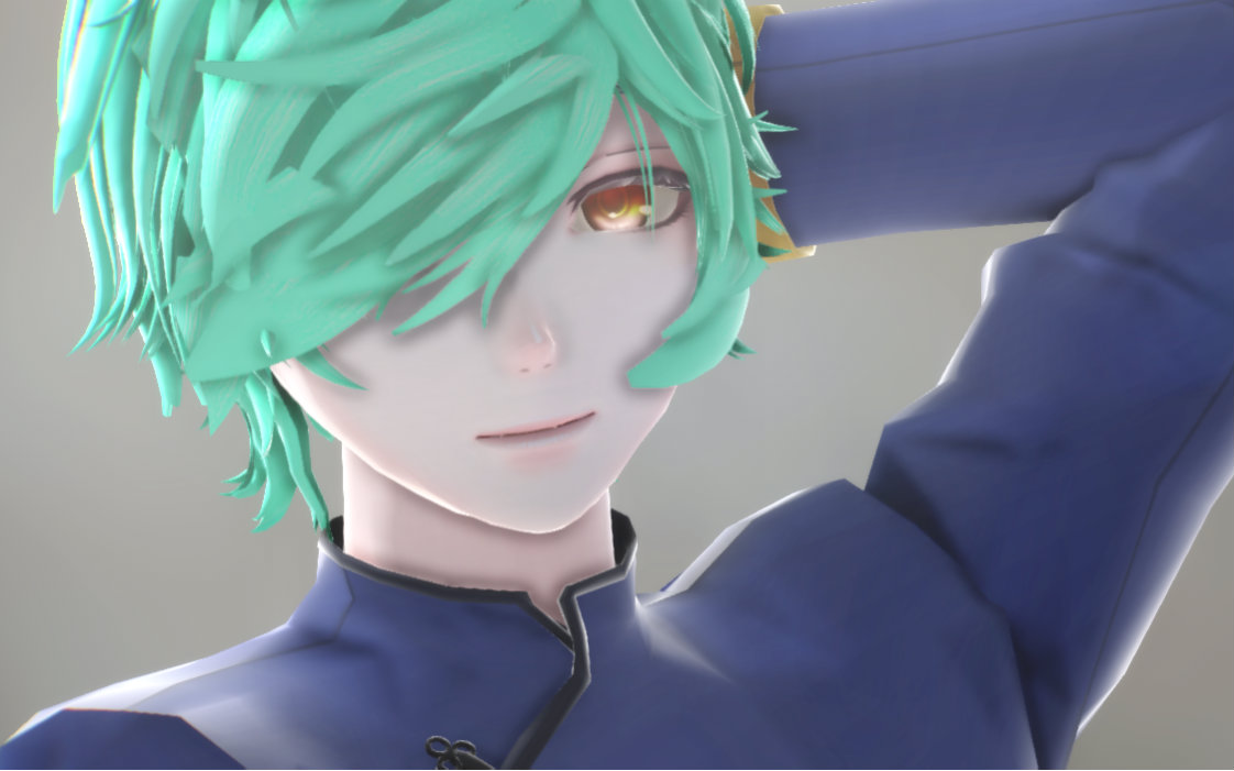 【王者荣耀mmd】旗袍庄周的toxic【改模测试】