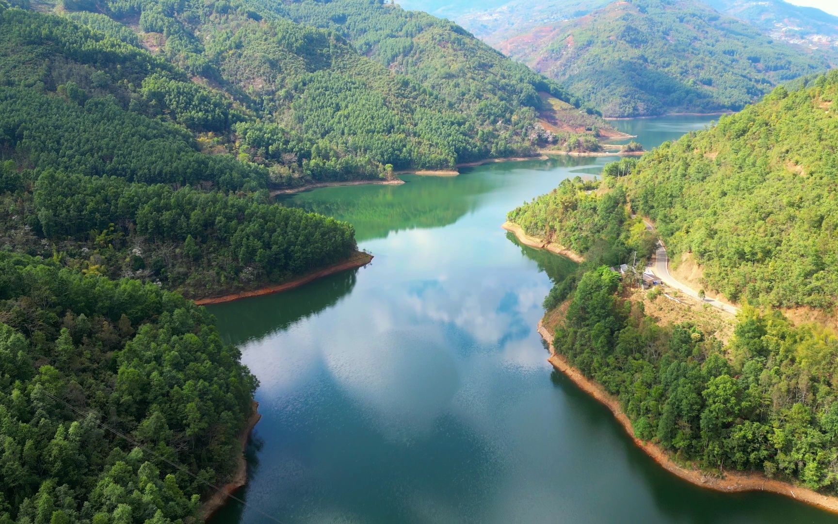 临沧茶山行航拍