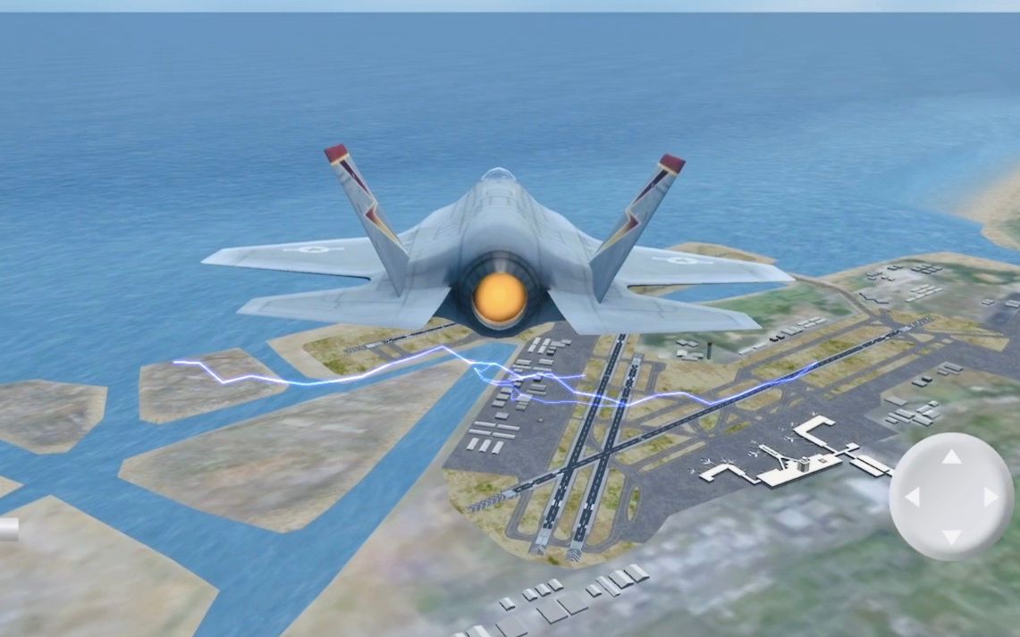 美国空军f35闪电战斗机降落在珍珠港-希卡姆联合基地