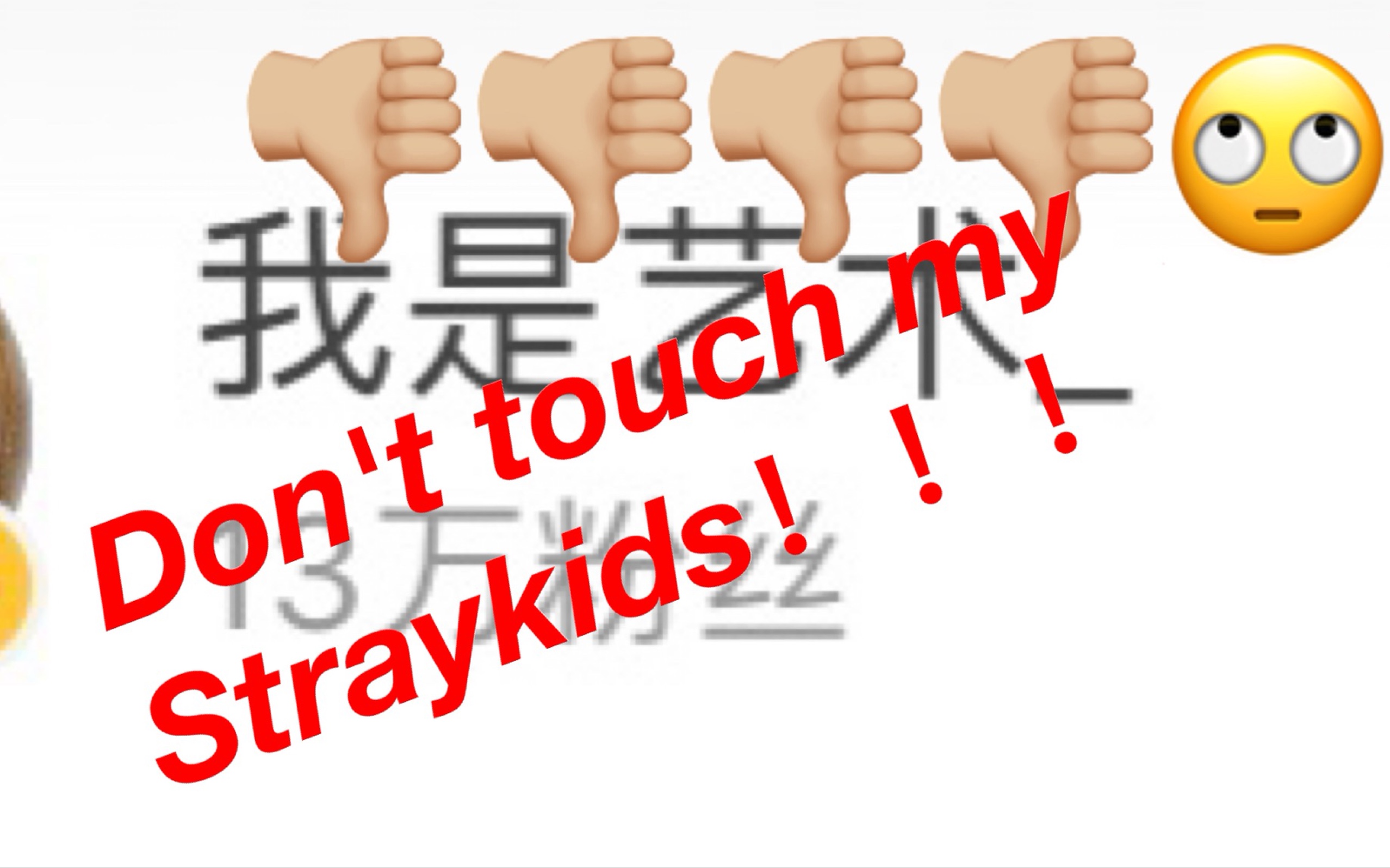 [图]skz是底线！Don't touch！@我是艺术_