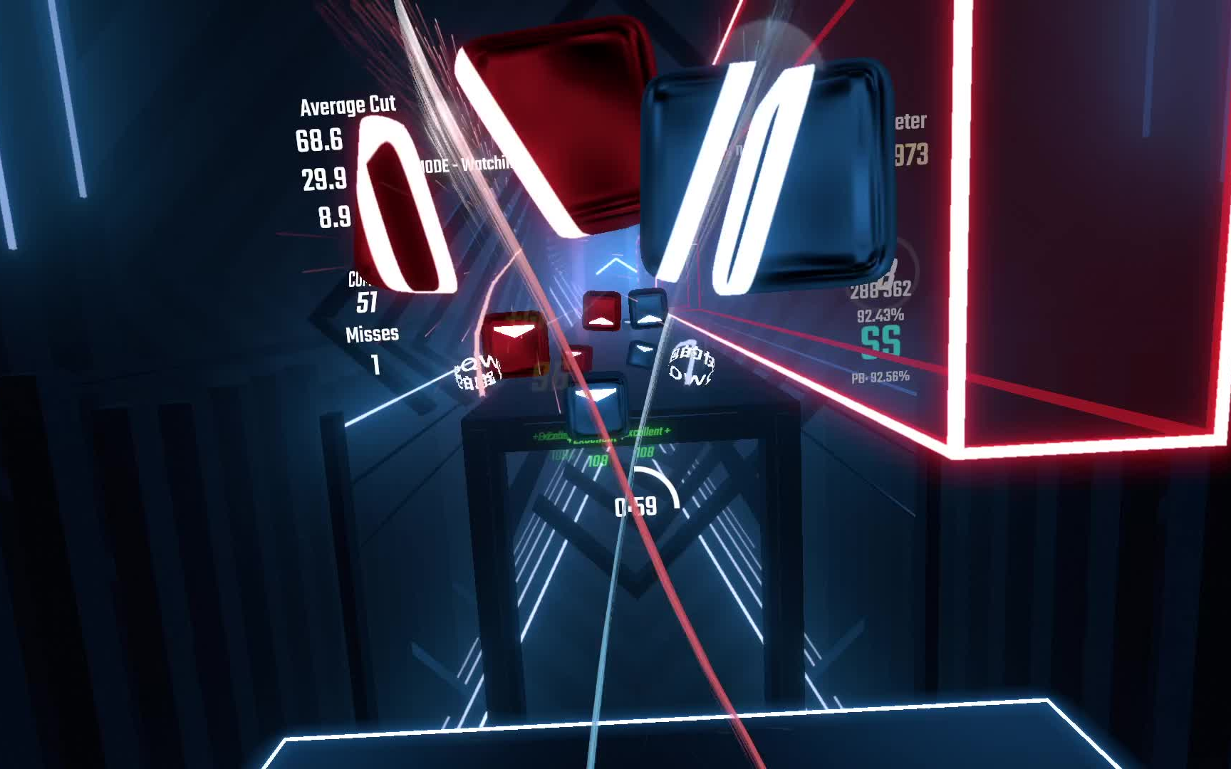 【Beat Saber】萌新进化史(番外9):7.3星曲,Kodoku no Kakurenbo哔哩哔哩bilibili