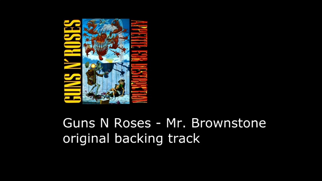 [图]Gun N' Roses_Mr.Brownstone伴奏（无主音吉他带人声）