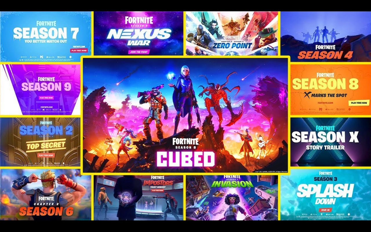 《堡垒之夜》s1 - s18 赛季cg动画宣传片合集_网络游戏热门视频