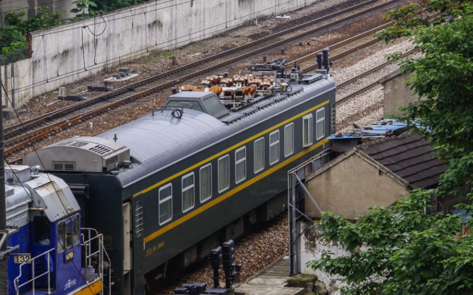 某日,50232牵引接触网25t去宁西站台_哔哩哔哩_bilibili