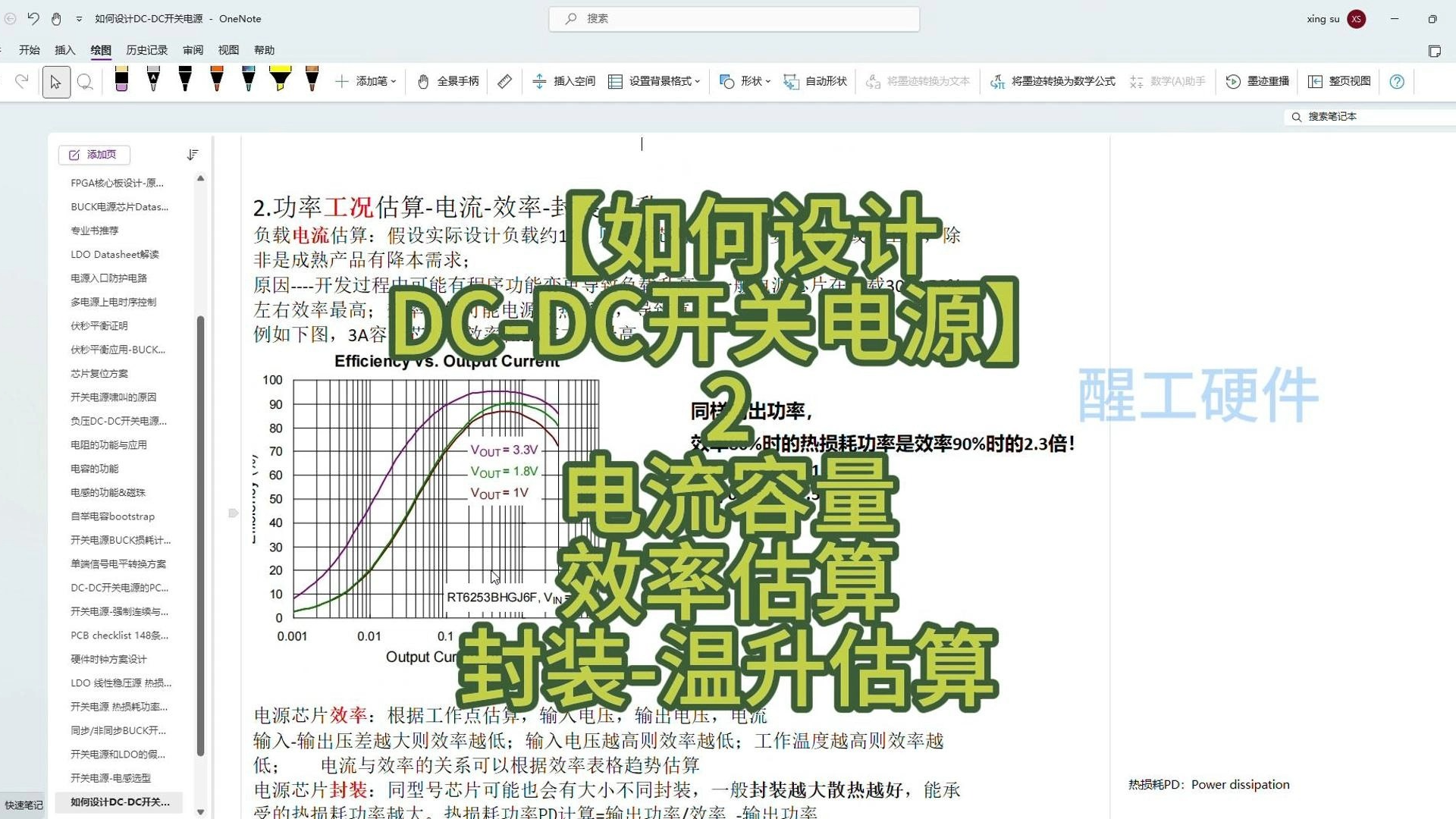 如何设计DCDC开关电源2电流容量,效率估算,封装温升评估哔哩哔哩bilibili