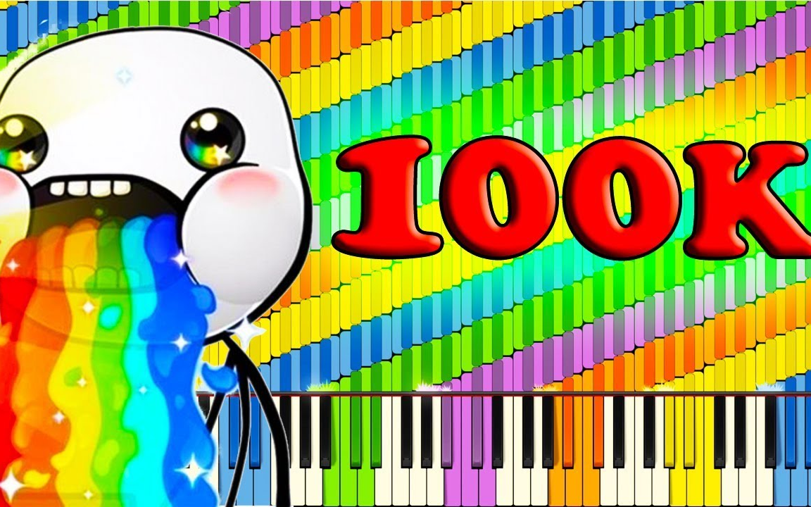 [图]10万键的黑乐谱？【10万关注特辑】【Sheet Music Boss】