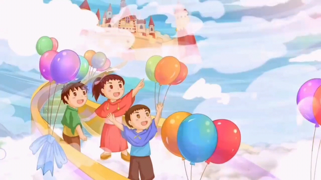 d012再见了我的幼儿园舞台背景