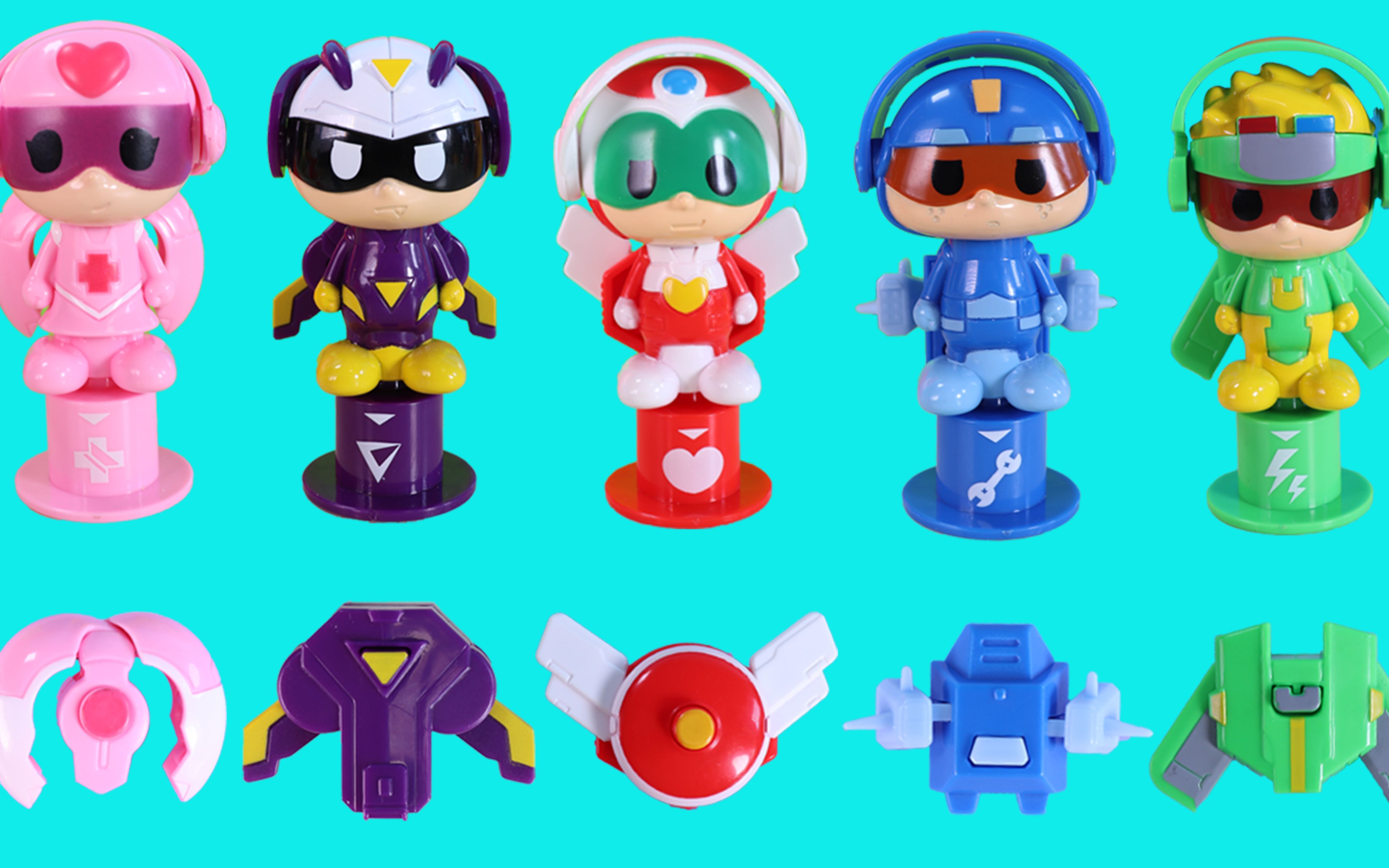 开心超人联盟 弹射超人之变形飞行器玩具