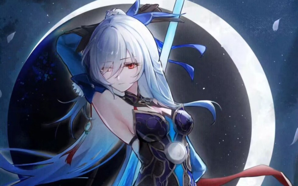 收集镜流壁纸头像一张