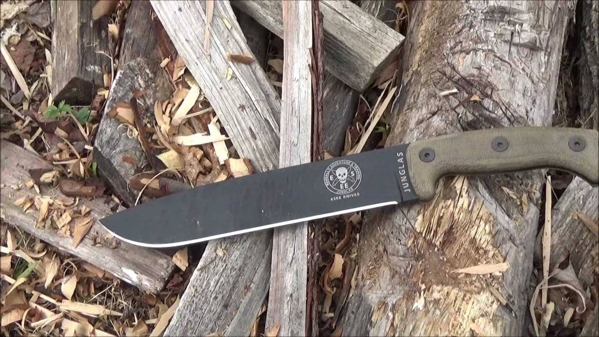 eseejunglas丛林生存刀户外测试