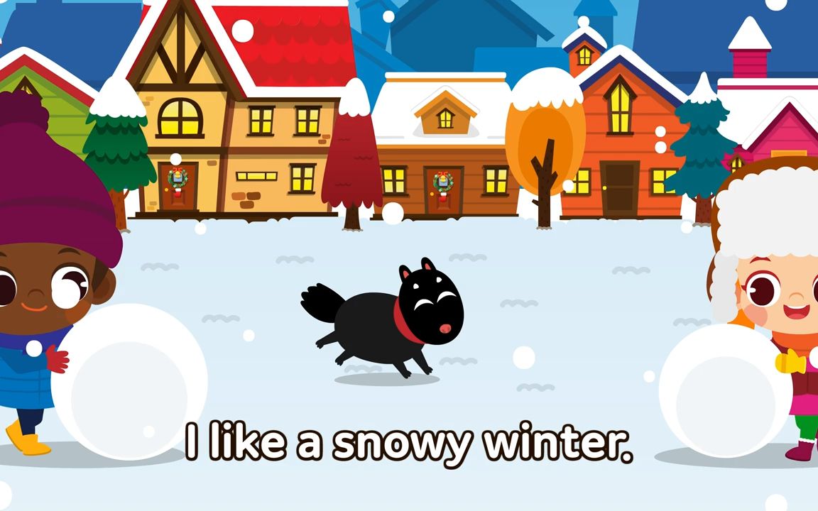 [图]I Like Winter _ Season Song for Kids _ Making a Snowman and Skating on the Ice!